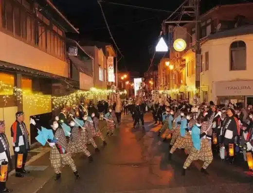 Hida Kamioka Hatsu Kompira Yoi Festival 2027 – Hida, Japan