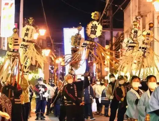 Hida Kamioka Hatsu Kompira Yoi Festival 2027 – Hida, Japan