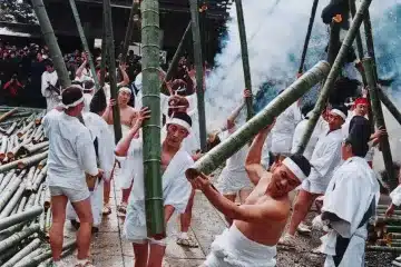 Sugo Isobe Shrine Bamboo Splitting Festival 2027 – Kaga, Japan