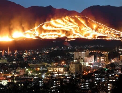 Ogiyama Fire Festival 2027 – Beppu, Japan