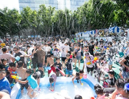 Keyaki Hiroba Water Splash Festival