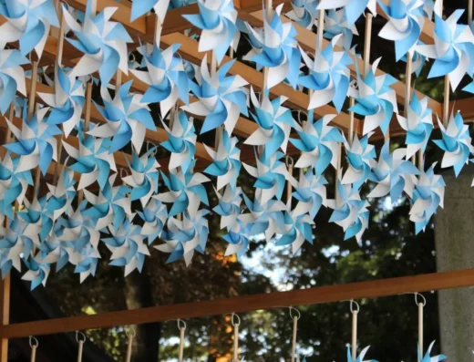 Pinwheels at Kawagoe Hikawa Shrine 2027 – Japan