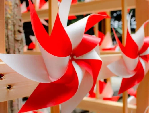 Pinwheels at Kawagoe Hikawa Shrine 2027 – Japan