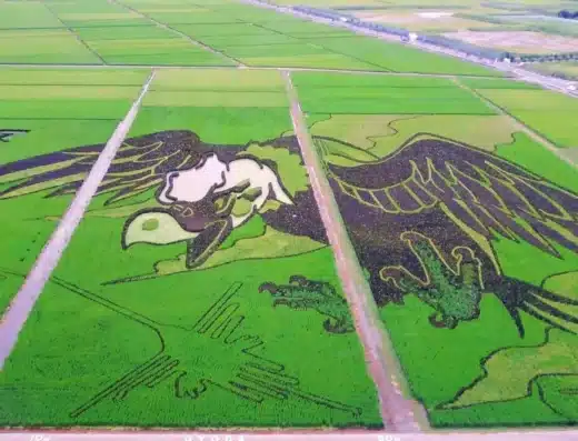 Rice Field Art in Gyoda